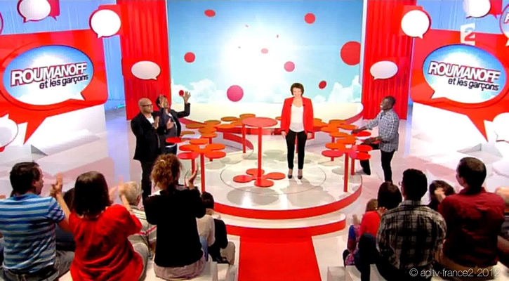 ©| michèle sarfati | télédéko | Roumanoff et les garçons | ADLTV  | France 2 | 2012