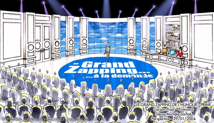 ©| michèle sarfati | télédéko | Le grand zapping... à la demande | Carson prod  | France 2 | 2004