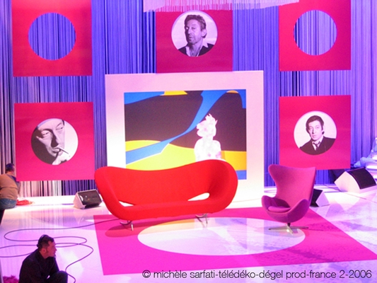 ©| michèle sarfati | télédéko | Gainsbourg pour toujours | Dégel prod | France 2 | 2006